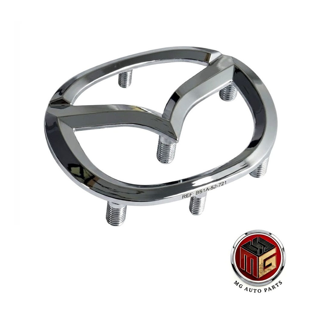 MAZDA AMBLEM DİREKSİYON MAZDA 3 / MAZDA 6 2002~2012 (10.1x3.5 cm) - (OEM:BS1A-52-721)
